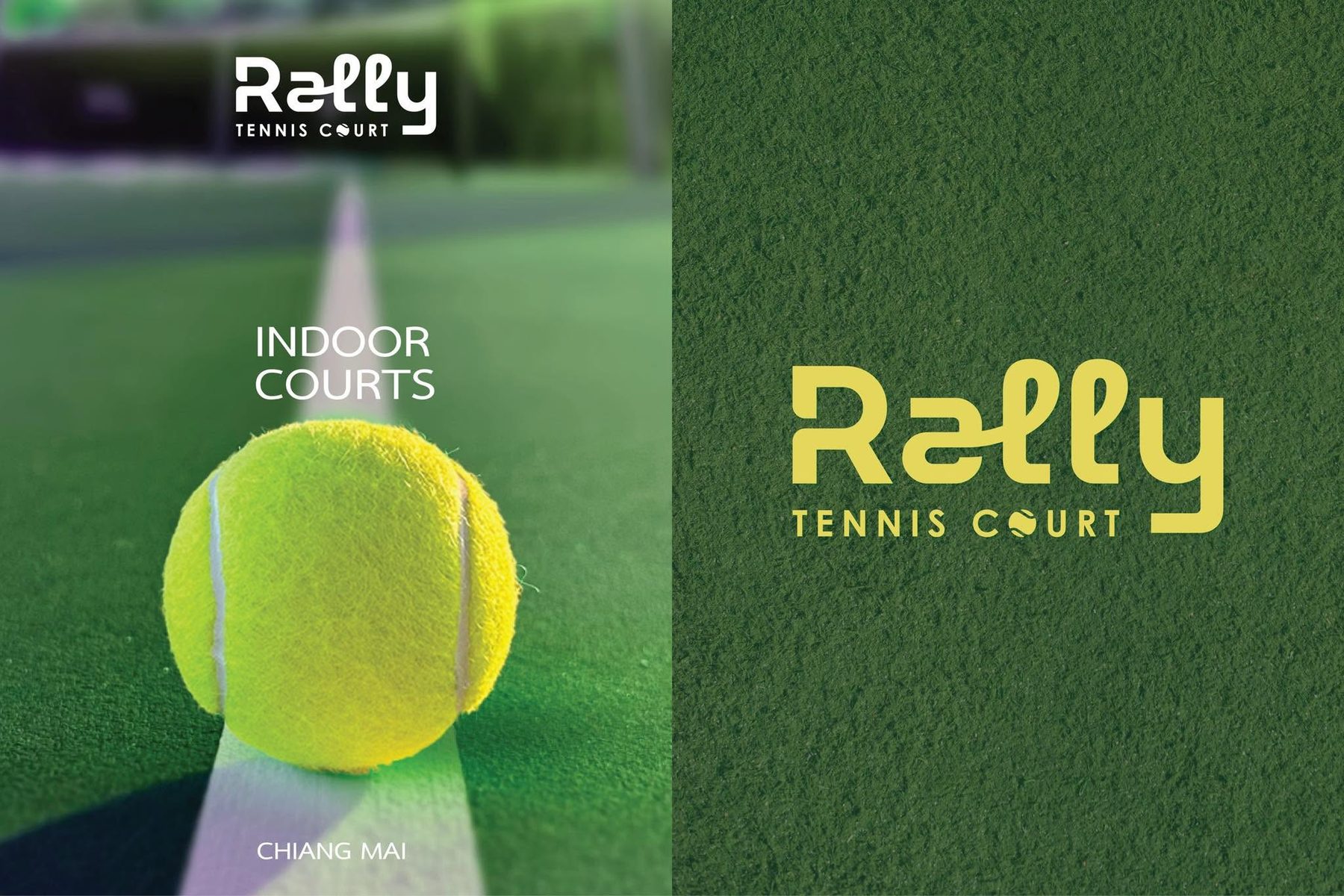 Rally Tennis Court branding
